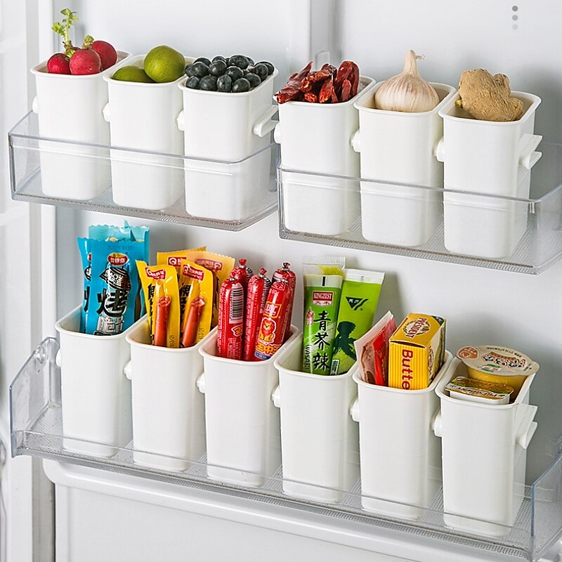 Fresh-keeping Refrigerator Side Door Storage Boxes For Vegetables