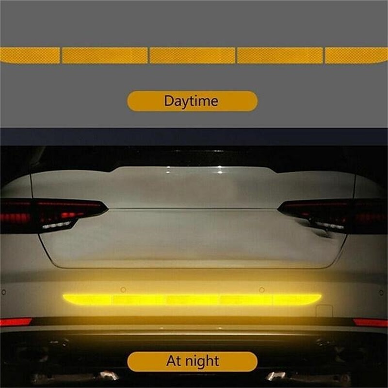 5pcs/set Car Reflective Stickers Waterproof Car Warning Sticker Reflective Tape Car Decals Stickers Car Trunk Body Auto Accessories 2026 - $7.99 –P8