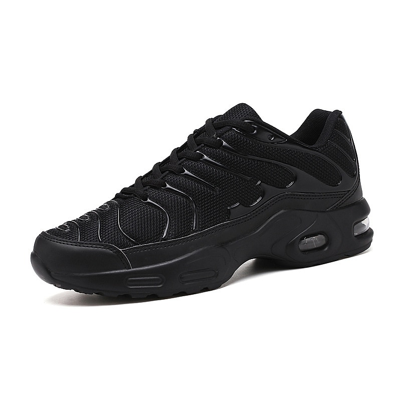 Zapatillas deportivas rojas con colchón de aire para hombre: zapatillas deportivas de malla transpirable con absorción de impactos para gimnasio, entrenamiento y uso diario. 2025 - $46.99 –P8