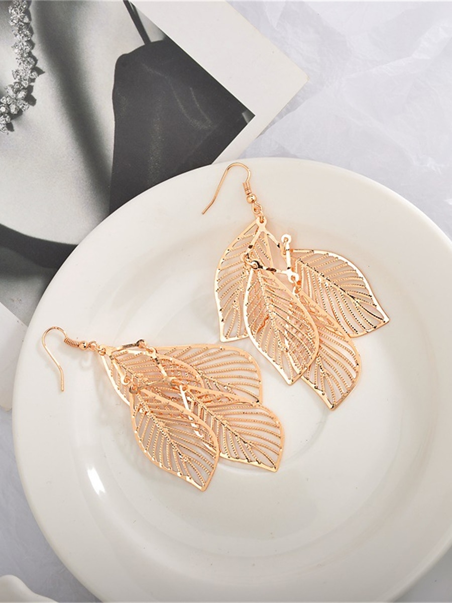 Women's Earrings Fashion Outdoor Leaf Earring 2025 - $7.49 –P3