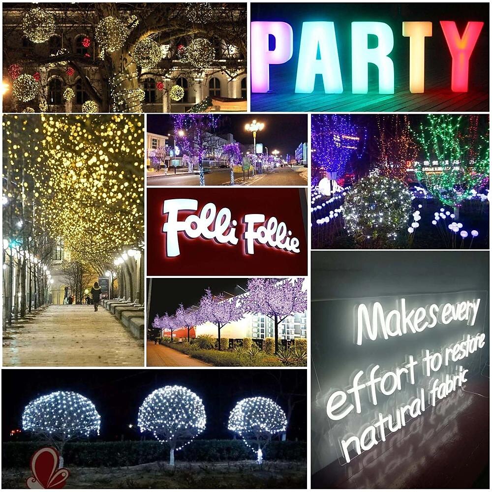 6M 100LED Led Pixel Bullet Nodes String Lights Christmas DC12V 9MM Single Color Signboard Display Lamp 2025 - $23.99 –P9