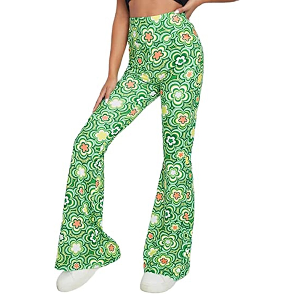 Retro Vintage Boho 1970s Trousers Bell Bottom Pants Wide Leg Pants Hippie Fancy Dress Women's Pride Parade Pride Month Adults' Pants 2026 - $21.99 –P4