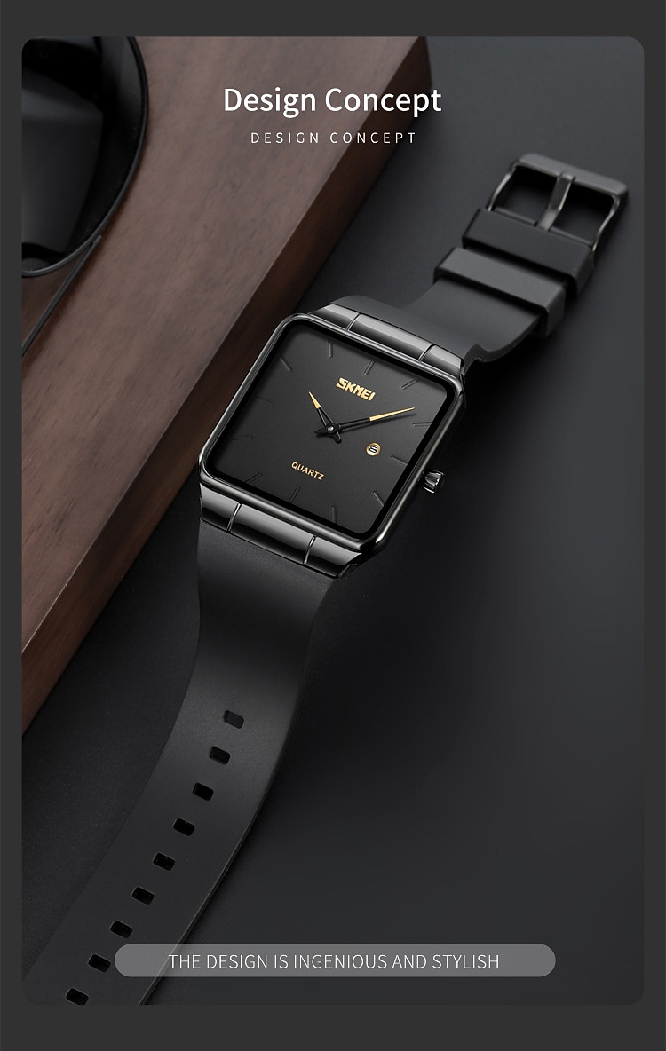 SKMEI Кварцевые Часы Подарок на День Святого Валентина для мужчин Японские Кварцевые Механизмы Часы Роскошные Большие Циферблаты Модные Аналоговые Наручные Часы Календарь 3Bar Водонепроницаемые 2026 - $22.99 –P2