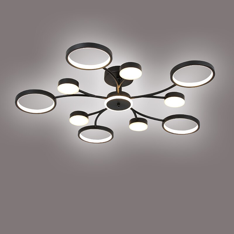 LED Pendant Light Dimmable Sputnik Design Adjustable Geometric Shapes Flush Mount Ceilling Lights 10-Light 39" Hanging Chandeliers for Living Room Dinning Room Kitchen 220-240V 2025 - $310.29 –P6