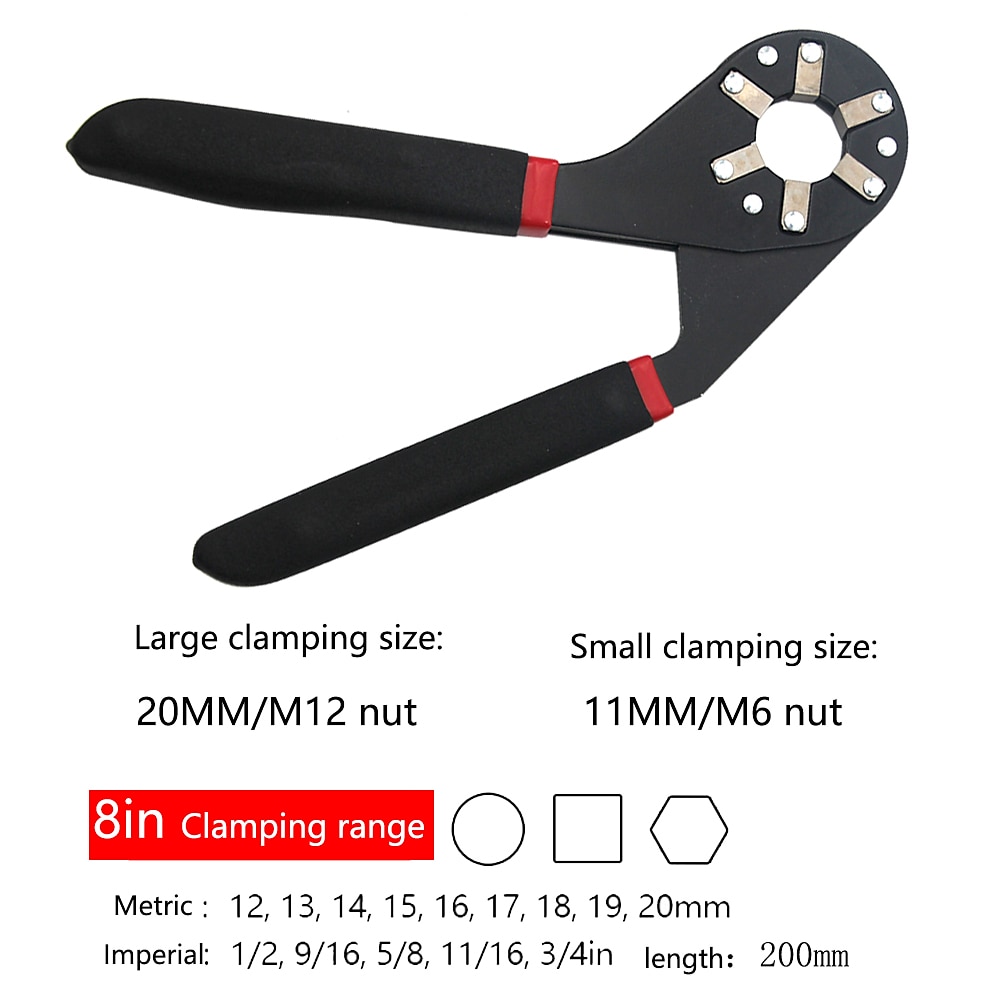 6/8 Inch Wrench Torque Adjustable Spanner External Hexagon Wrench Open Car Repair Removal Tool Multifunctional Hex Wrench 2025 - $13.99 –P8