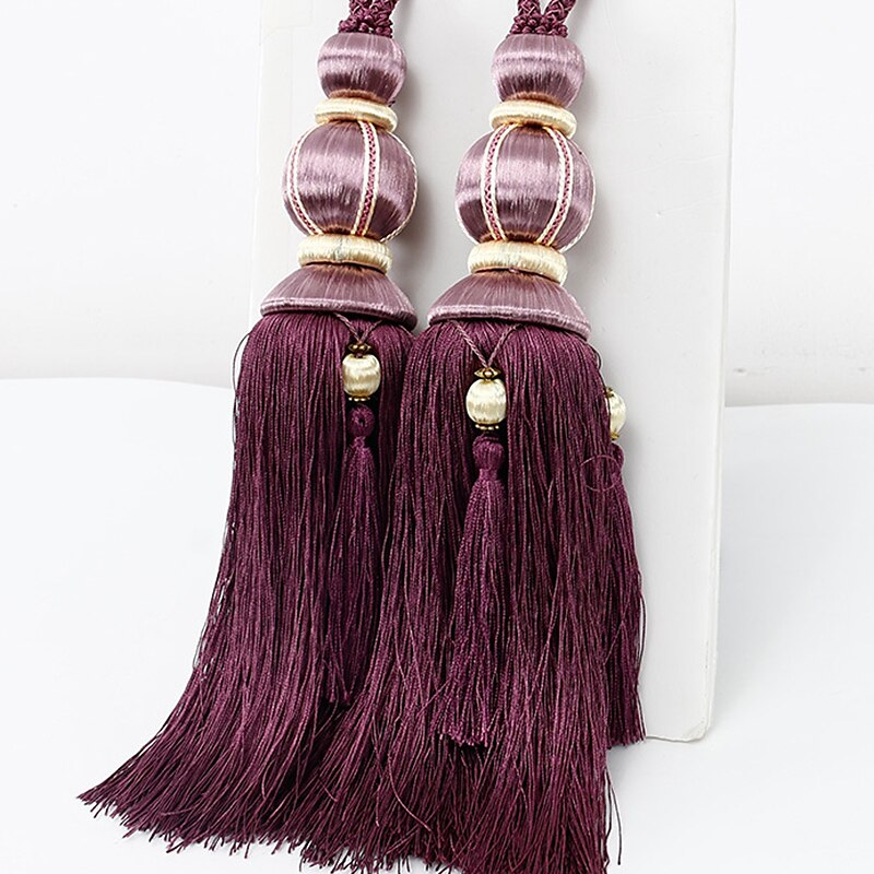 cortină de frânghie ciucuri cravate spate franjuri pentru perdele reținere draperii ferestre accesorii pentru perdele accesorii pentru cameră de frânghie 2025 - $16.99 –P6