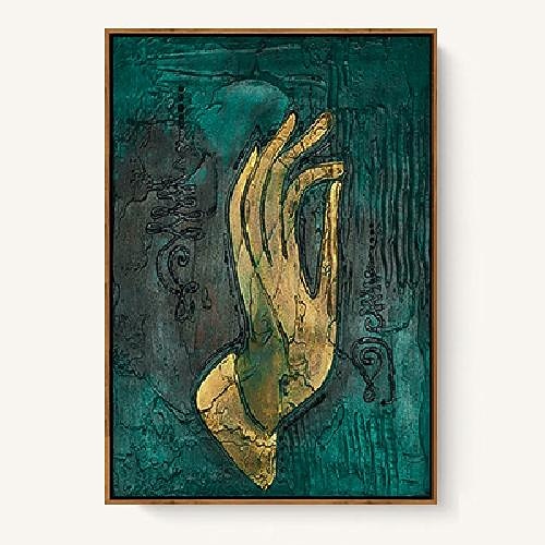 thajská dekorativní malba plakáty na zeď ve stylu jihovýchodní Asie Indie bergamot lotos jóga buddha obrazy na plátně výzdoba obývacího pokoje 2026 - $15.99 –P6