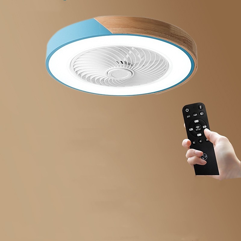 ventiladores de teto led com luzes reguláveis com contral remoto 20" luminária embutida no teto abajur acrílico lustre quarto sala de estar de 2025 por $242.49 –P16