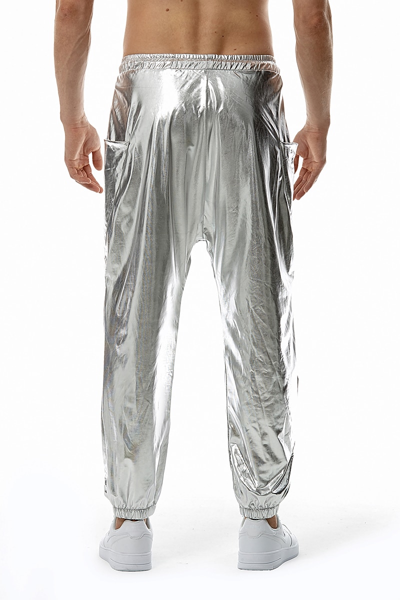 Herren Jogginghose Jogger Hose Hosen Freizeithose Paillettenhose Elastische Taille Elastischer Ärmelbund Einfarbig Windundurchlässig Atmungsaktiv In voller Länge Casual Ausgehkleidung Athleisure 2025 - $32.99 –P9