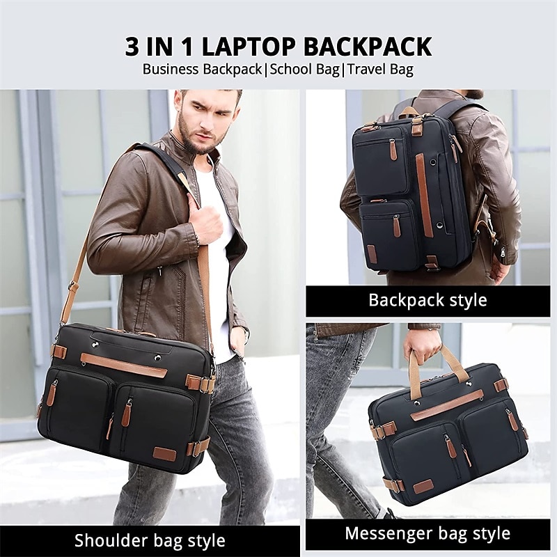 15.6 Inch And 17.3 Inch 3 In 1 Computer Laptop Carry Bag Office