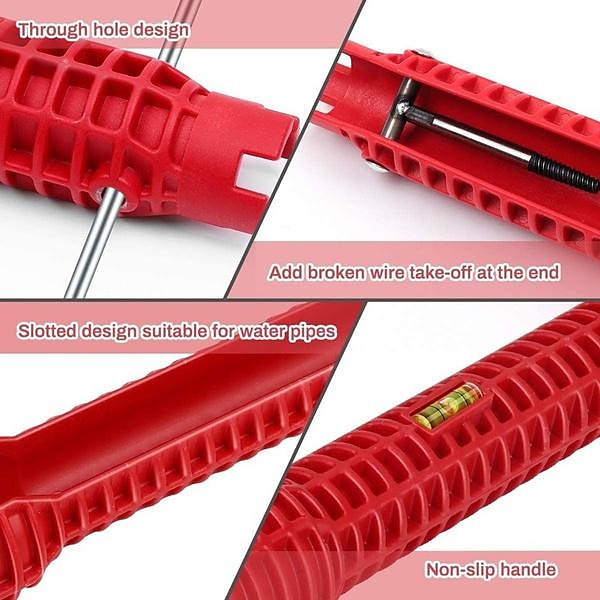 8 In 1 Multifunction Faucet and Sink Installer Tool Faucet Wrench Tool Plumbing Tool Water Pipe Spanner for Kitchen Bathroom Toilet Water Pipe 2026 - $11.99 –P14