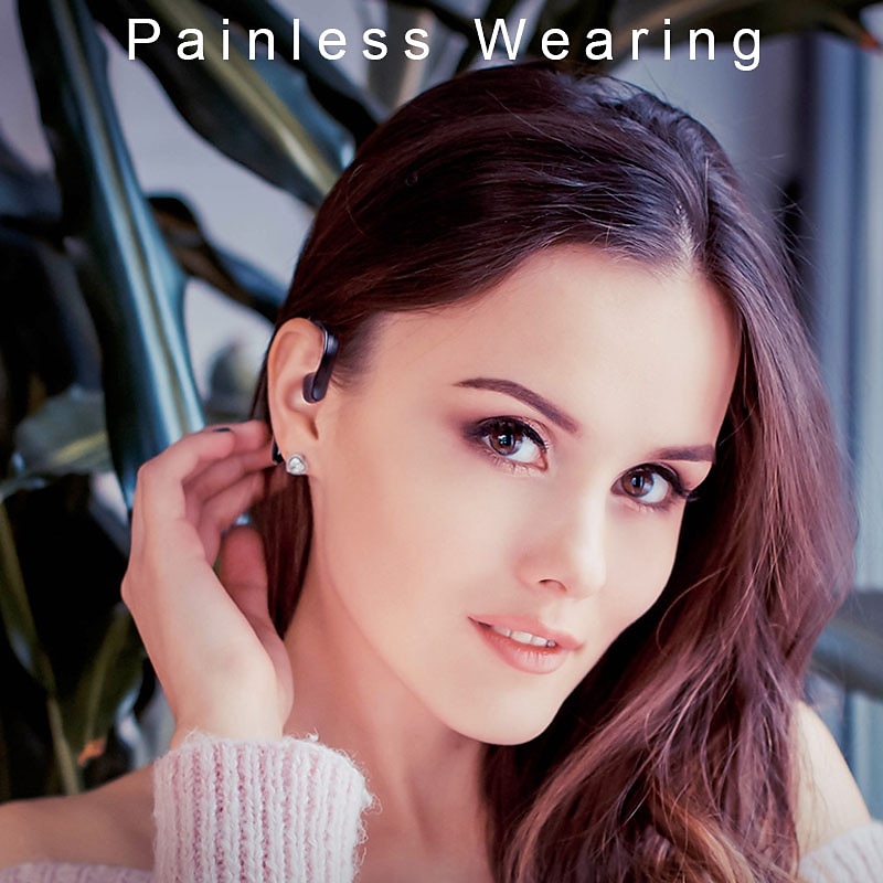 2023 Painless Ear-hook Bluetooth 5.0 EDR Business Headphoneergonomic design Non-earplugs Wireless sport Earphone with Mic 2025 - $12.99 –P7