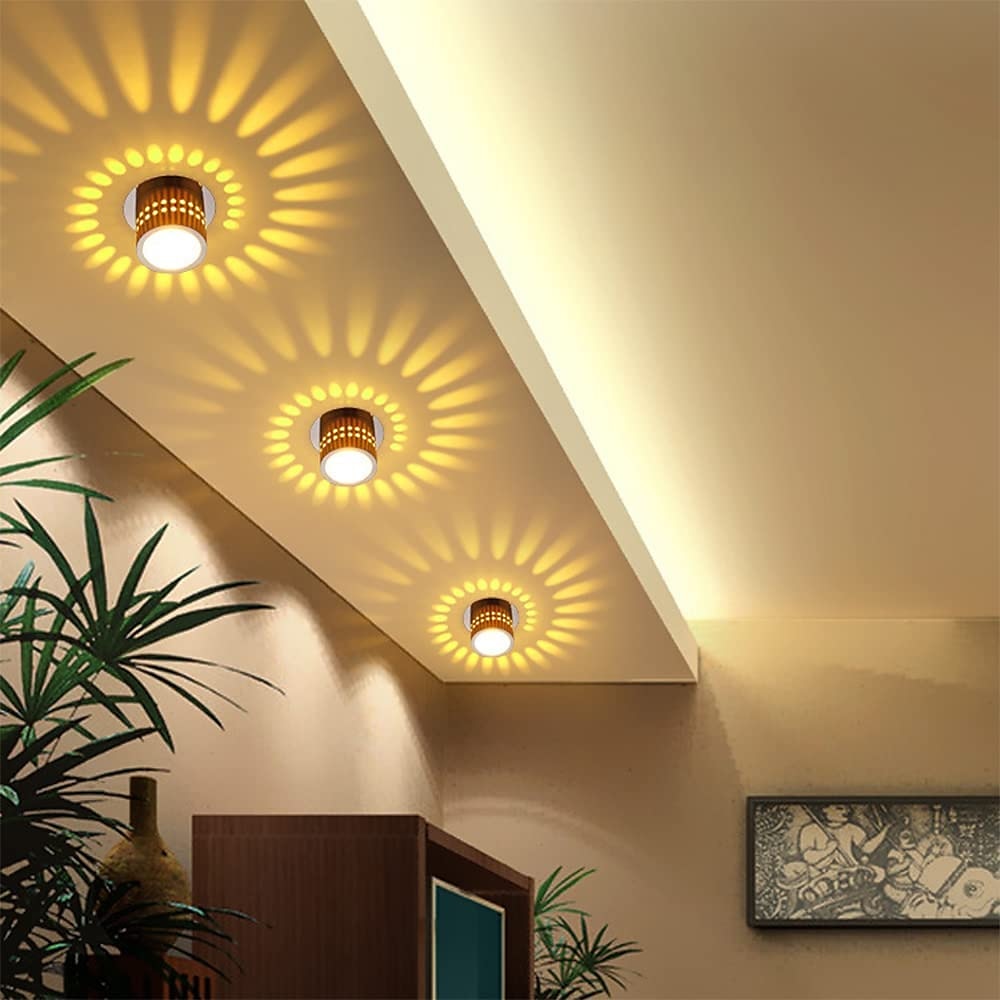 2025年 Lightinthebox クリエイティブ LED 屋内ウォールライトリビングルームショップ/カフェアルミウォールライト ip44 ac100-240v 3 ワット コレクション – $12.99 –P11