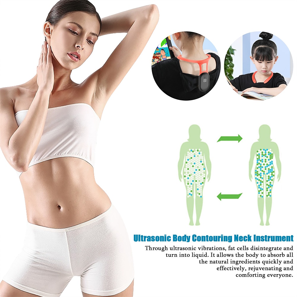 Portable Mericle Ultrasonic Lymphatic Soothing Body Slimory Ultrasonic Lymphatic Soothing Neck Massager Instrument Neck Care Valentine's Day Gift 2026 - $21.99 –P12