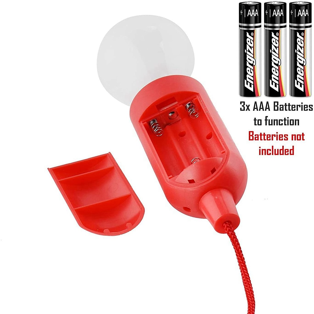 1/4/8 Pcs LED Portable Colorful Pull Cord Light Tent Camping Pull Cord Light Bulb Retro Lighting Light Pull Cord Night Light 2025 - $8.49 –P6