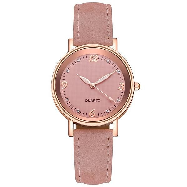 Reloj de cuarzo de lujo para mujer, reloj de pulsera de cuarzo a la moda para mujer, pulsera de color de moda diversa y concisa de gama alta para reloj informal a juego para mujer 2025 - $16.99 –P16