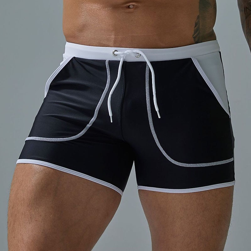 Per uomo Costumi da bagno Pantaloncini da mare Boxer da mare Pantaloncini da bagno boxer Pantaloncini Tasche Liscio Comfort Traspirante Esterno Giornaliero Per uscire Sportivo Hawaiano Nero Rosso del 2026 a $21.99 –P1