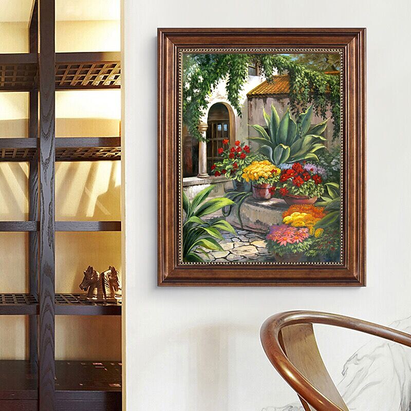 Dipinto A Olio Fatto A Mano Su Tela Decorazione Della Parete Di Arte Primavera Giardino Paesaggio Per La Decorazione Domestica Arrotolato Senza Cornice Unstretched Painting del 2025 a $178.99 -P5