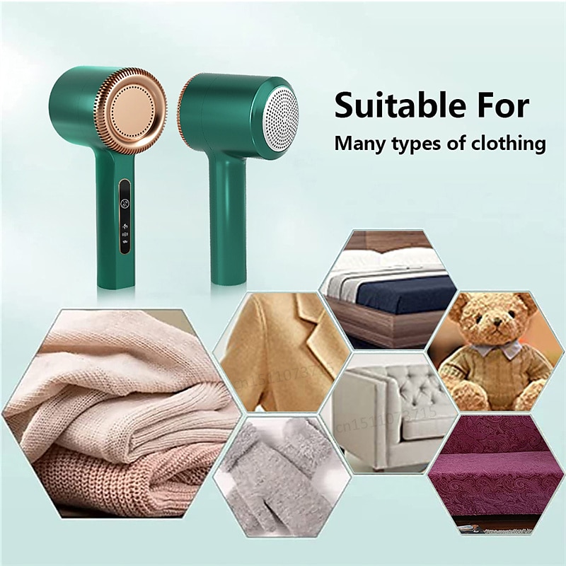 Rechargeable Portable Electric Lint Remover  Lint Shaver For Clothing Furniture Carpet Lint Balls Bobbles With Cleaning Machine Brush And  Usb Cable 2025 - $17.99 –P4