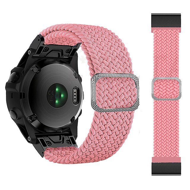 Bracelet nylon tressé 22mm 26mm pour Garmin Fenix 7 7X 6 6X Pro Epix Pro 47mm 51mm Instinct 2X Approach S70 S62 S60 Forerunner 955 945 Marq de 2025 ? $21.99 –P4