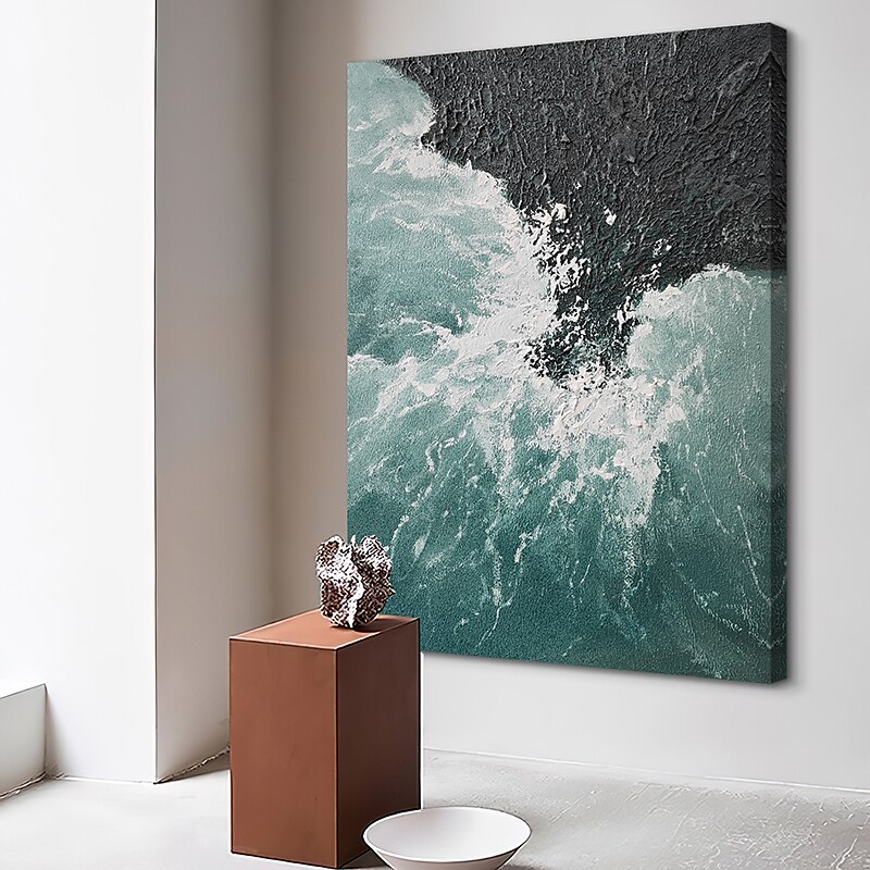 Peinture à l'huile Hang-peint Peint à la main Verticale Abstrait contemporain Toile roulée (sans cadre) de 2025 ? $158.99 –P2