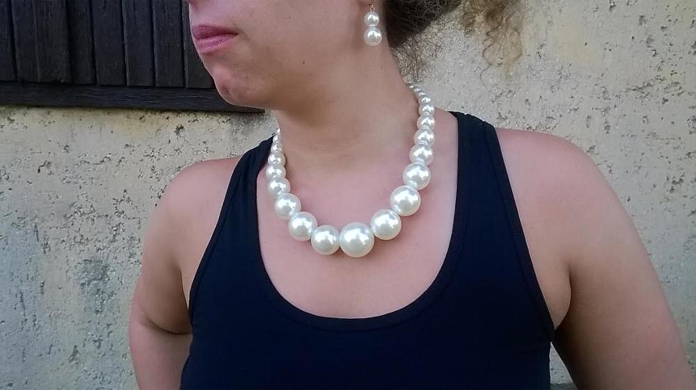 Brinco Colar com Pérolas Colar Brincos Retro Vintage Anos 20 Liga Para O Grande Gatsby Cosplay Mulheres Jóias de fantasia Jóias da moda de 2026 por $16.49 –P3