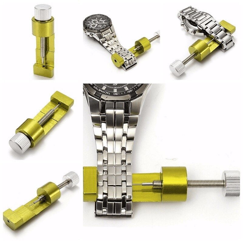 Watch Repair Tool Watch Band Link Pin Adjustable Remover All-metal Strap Link Remover 3 Pins Repair Tool For DIY 2025 - $12.99 –P6