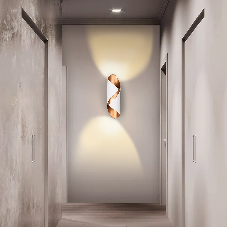 مصباح حائط LED خارجي 10 وات 800 لومن ألومنيوم خارجي IP65 مقاوم للماء مصباح غسالة حائط الحديقة ، شمعدان حائط ديكور للشرفة ac85-265v 3000k 6000k أسود / أبيض 2025 - $49.99 –P14