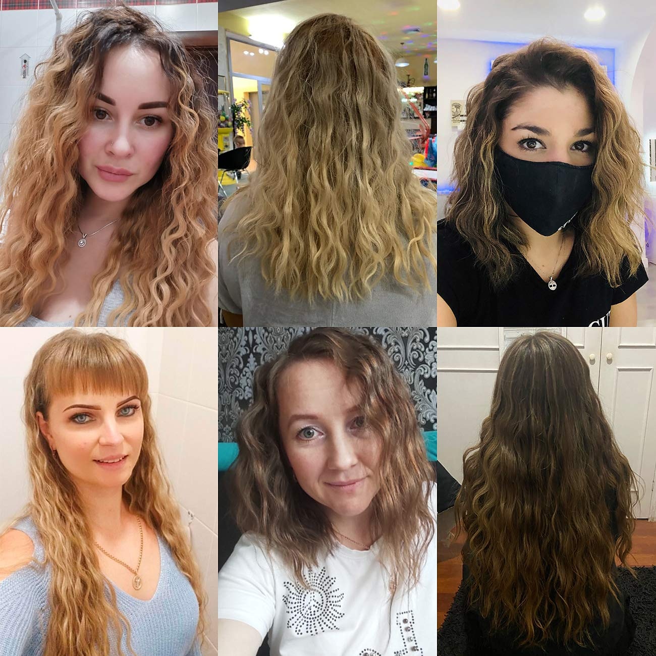Varinha de ondulação de 3 barris, frisador de cabelo de dupla voltagem com display LCD de temperatura - Turmalina de cerâmica de 1 polegada, barris triplos de temperatura ajustável, oscilador de de 2025 por $42.99 –P2
