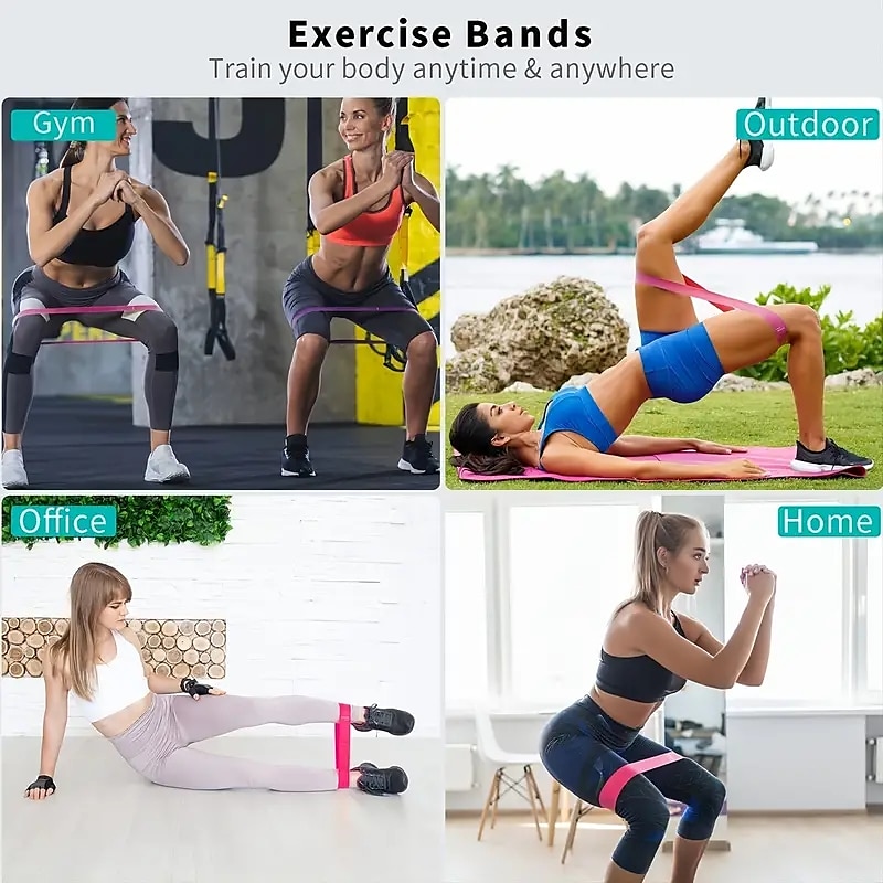 5pcs/set Different Stretch Band Resistance Tape For Exercise Workout Fitness 2025 - $16.49 –P5