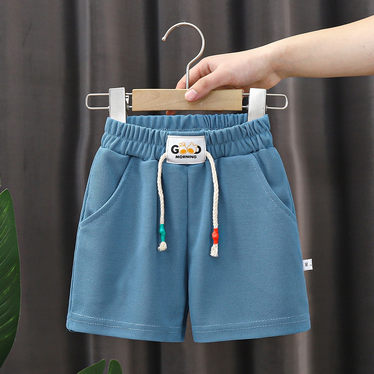 Bambino Da ragazzo Pantaloncini Tinta unica Comfort Corti Esterno Cotone Adorabile Giornaliero Nero Blu marino Blu Reale Vita media del 2026 a $7.49 –P2