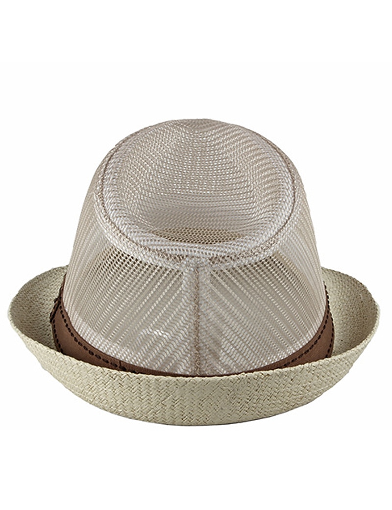 Homme Chapeau de Paille Chapeau de soleil Chapeau Tremper Chapeau Safari Chapeau de joueur Noir Marine foncé Poly coton Maille mode Décontractées Vêtements de Plein Air Vacances Sortie Plein Ecran de 2026 ? $11.49 –P6