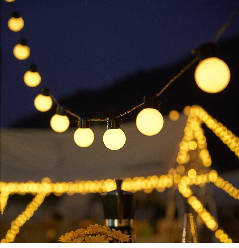 уличный фонарь для кемпинга струнные большие лампочки 5m-20leds 6.5m-30leds водонепроницаемые антираздавленные светодиодные лампочки открытый задний двор садовое крыльцо декоративный светильник для палатки терраса лампа 2026 - $22.99 –P7
