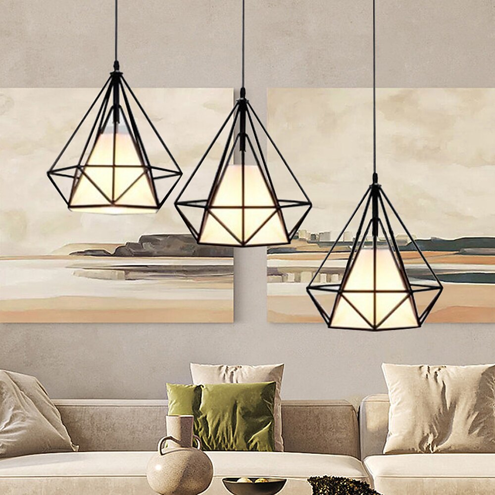 led függőlámpa 60 cm 3 fényű sputnik design csillárok étkezőbe hálószoba függőlámpák ipari festett felületek 110-240v 2025 - $229.99 –P15