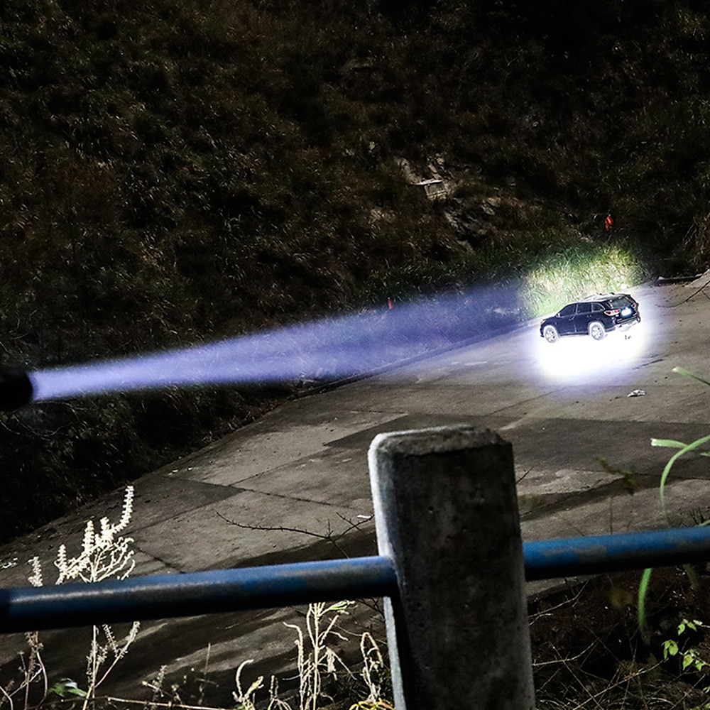 Linterna led xhp50 a prueba de agua, mini linterna usb recargable con zoom, linterna de pesca, potente linterna táctica, lámpara de camping 2025 - $16.49 –P1