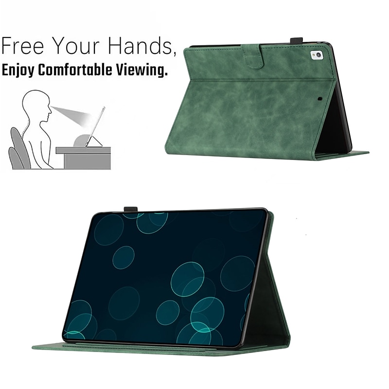 Tablet Case Cover For Apple Mini 11 iPad Air 5th 4th 10.9" ipad 9th 8th 7th Generation 10.2 inch iPad Air 3rd 10.5'' with Stand Holder Flip Card Holder Butterfly Solid Colored TPU PU Leather 2025 - $22.99 –P8