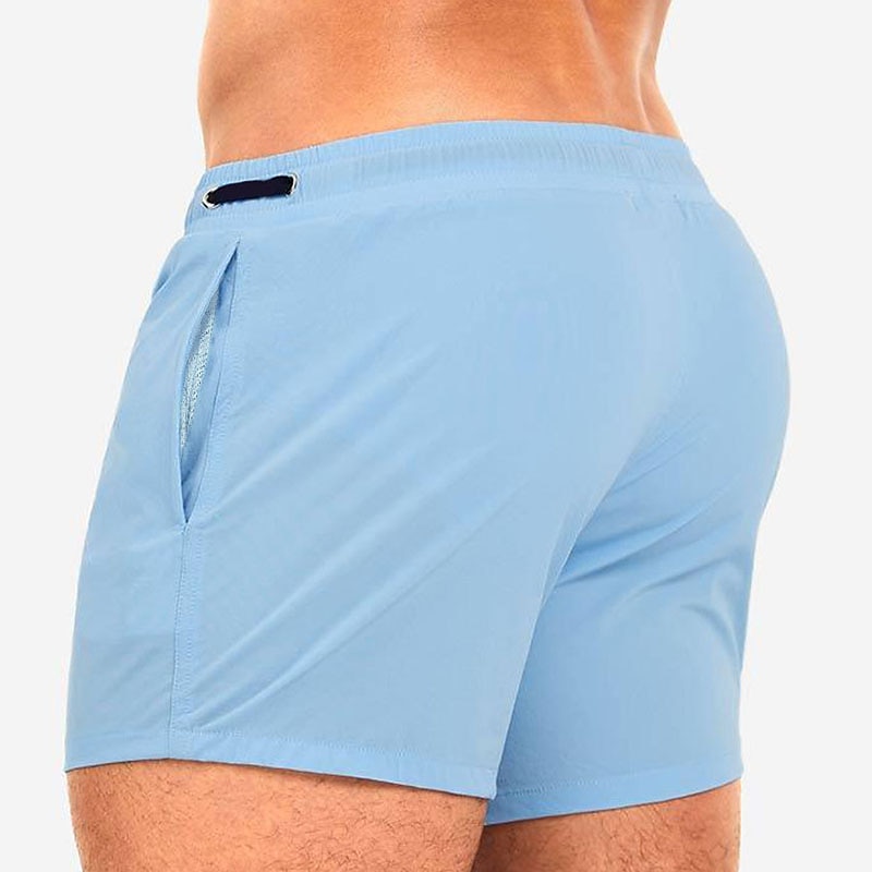 Men's Swimwear Swim Shorts Swim Trunks Boxer Swim Shorts Shorts Plain Comfort Breathable Outdoor Daily Going out Sports Hawaiian White Pink 2025 - $20.99 –P18