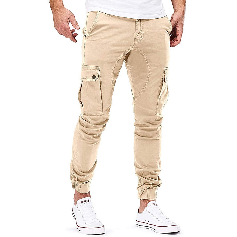 Per uomo Pantaloni Cargo Tasca Semplice Comodità Traspirante All'aperto Quotidiano Casual Nero Verde militare del 2026 a $22.99 –P6