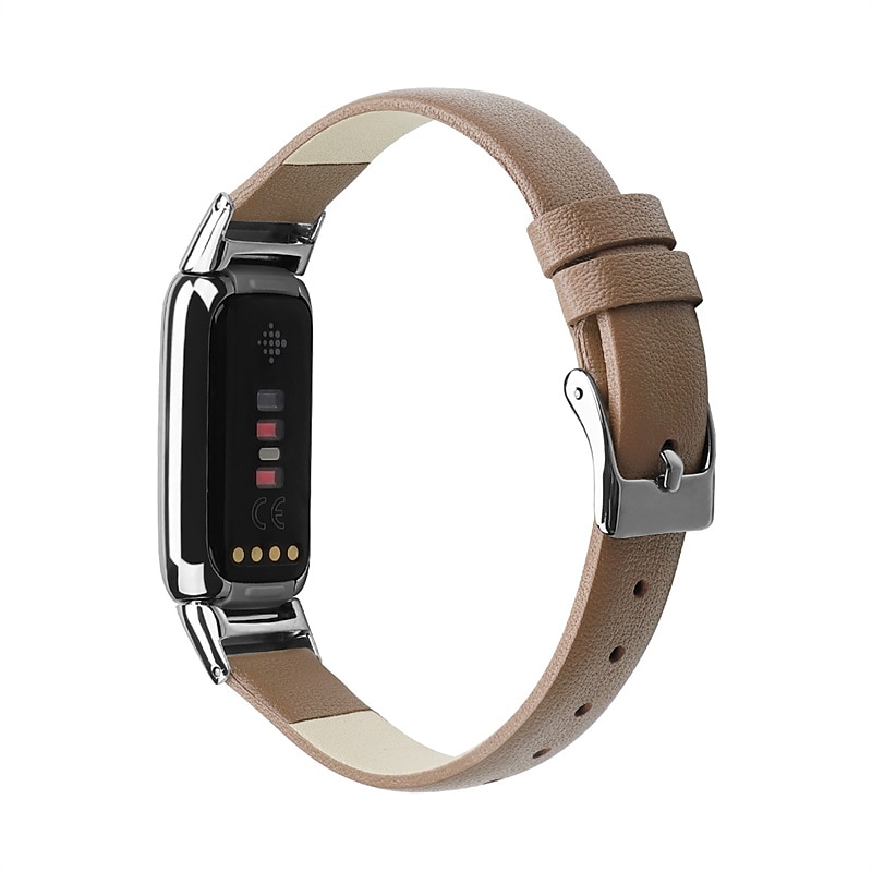 Reim til Smartklokke Kompatibel med Fitbit Luxe Ekte lær Smartklokke Stropp Justerbar Kvinner menn Sportsrem Erstatning Armbånd 2025 - $17.99 –P10