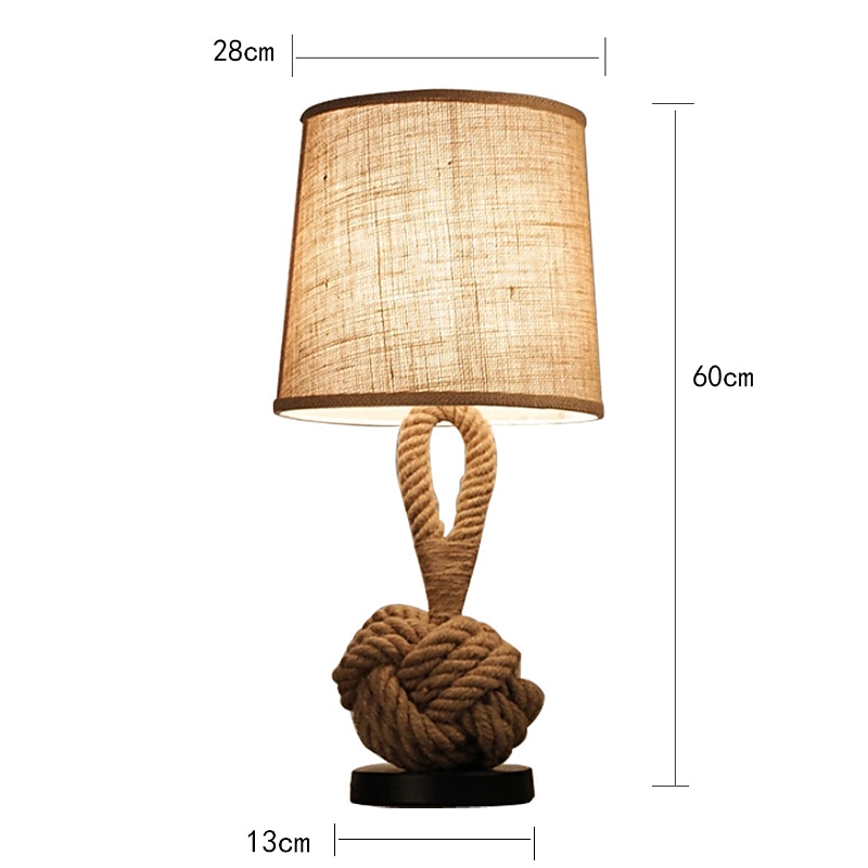 Table Lamp Decorative Rustic / Lodge / Nordic Style LED power supply For Bedroom / Study Room / Office 220-240V Linen 2026 - $273.79 –P4