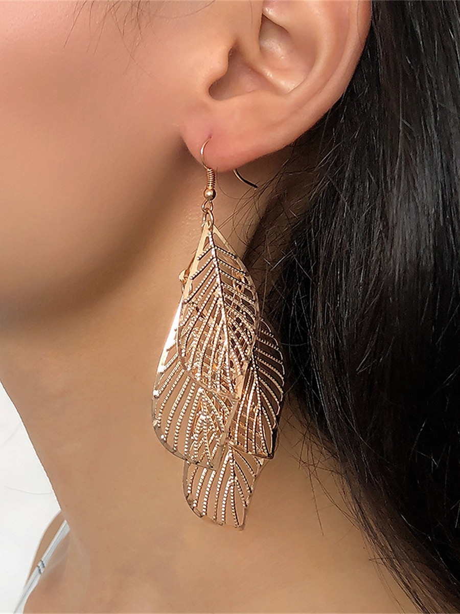 Women's Earrings Fashion Outdoor Leaf Earring 2025 - $7.49 –P2