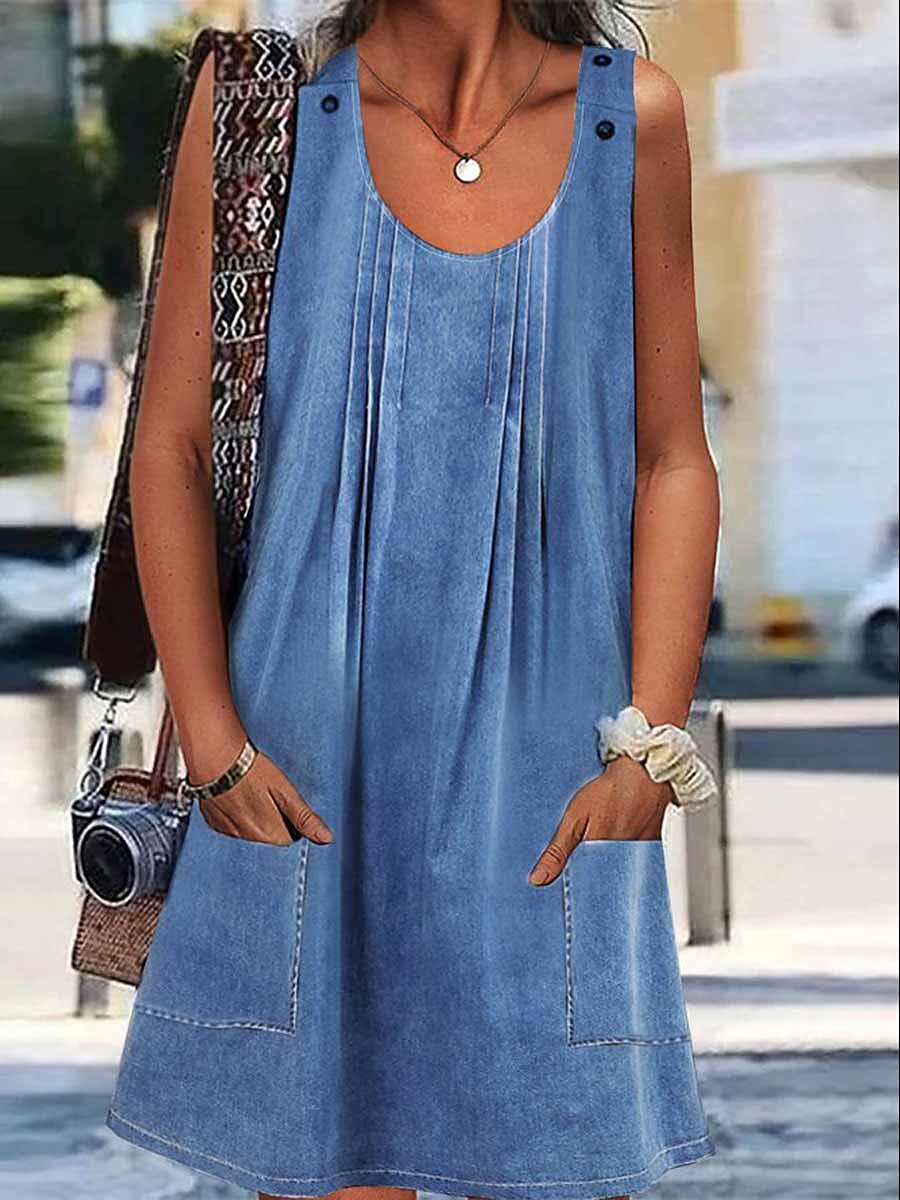 Pink Jacquard Denim Pinafore Mini Dress in 2023  Denim pinafore dress,  Pinafore dress, Denim pinafore