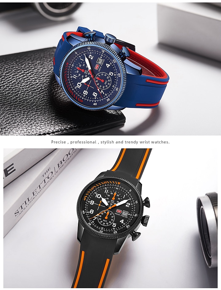 Ceas OLEVS Bărbați Quartz cu Dial Mare Fashion Business Luminiscent Trei Fusuri Orar Calendar Impermeabil Ceas din Silicon Cadouri de Ziua Tatălui 2025 - $41.99 –P2