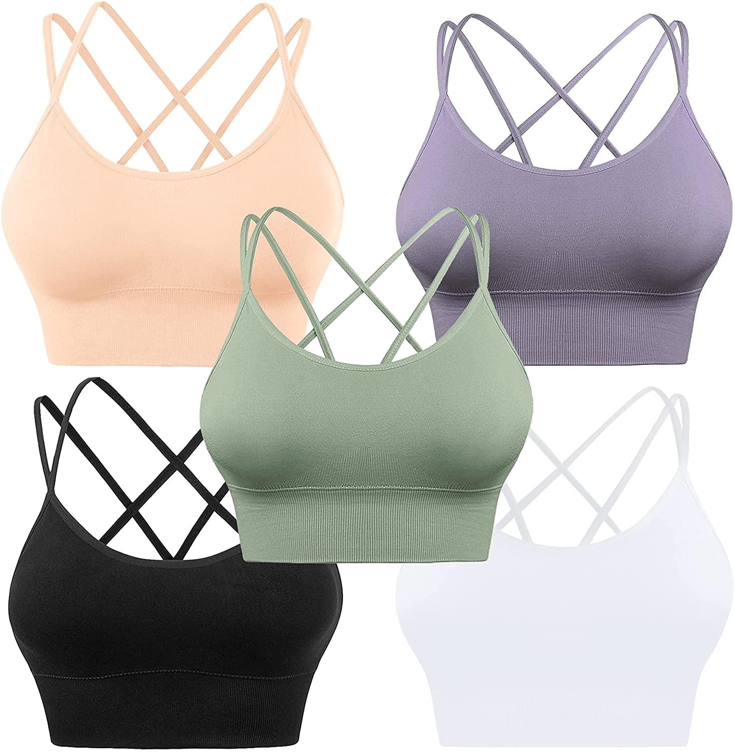 nová jaro/léto vysoká pevnost nárazuvzdorná sportovní podprsenka dámská běžecká fitness podprsenka set tílko na jógu 2025 - $14.49 –P8