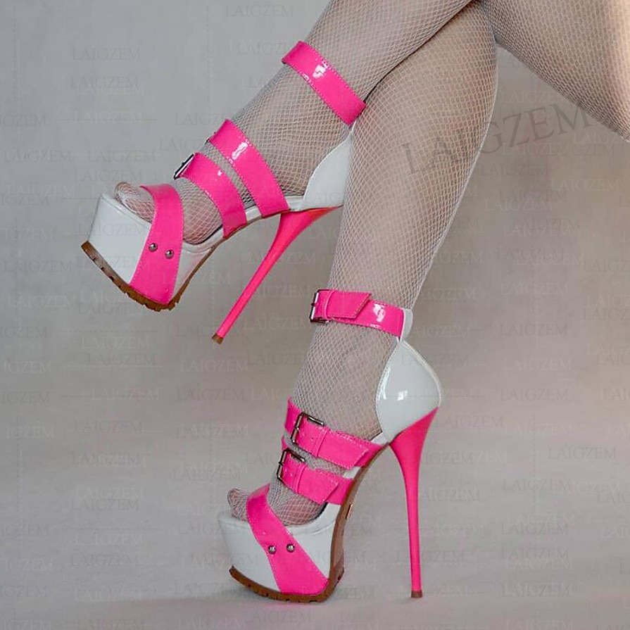 sandali con tacco a spillo in vernice nera da donna – sandali sexy con tacco alto e cinturini regolabili con fibbia per feste e occasioni speciali del 2026 a $84.99 –P5