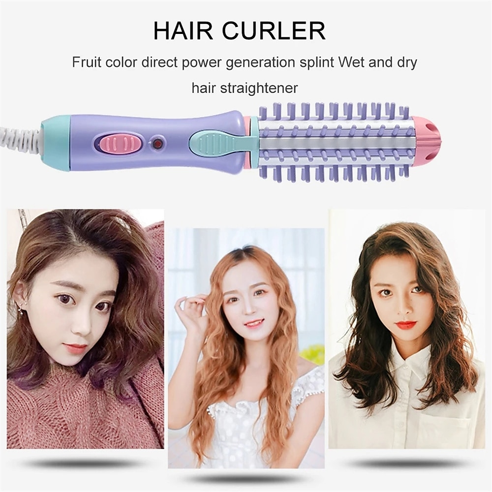 Mini Electric Hair Styler Travel Curler Curling Dryers Styling Tool Hair Straightener Ionic Curler Professional Hot Brush 2025 - $20.99 –P6
