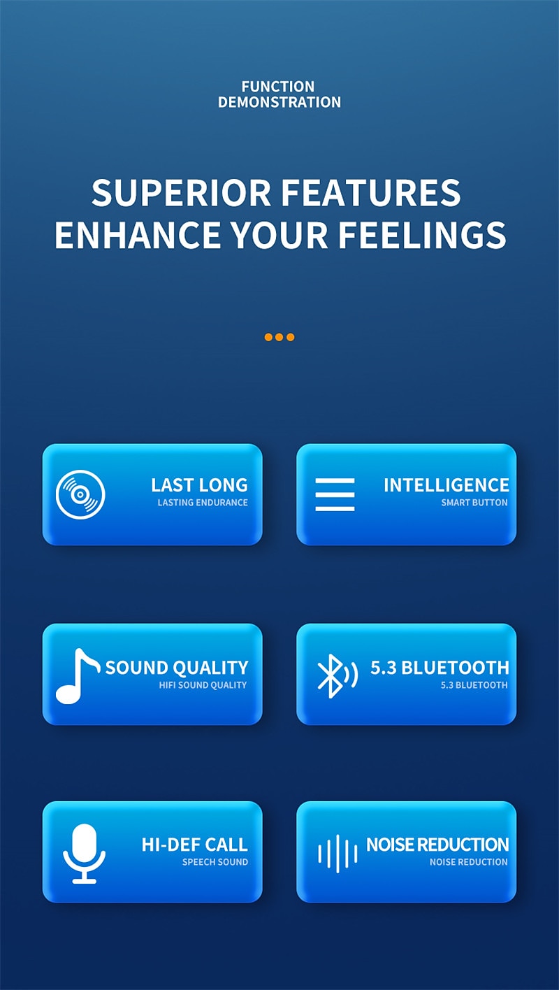 YYK-Q63 True Wireless Headphones TWS Earbuds Ear Hook Bluetooth 5.3 Smart Touch Control LED Power Display for Apple Samsung Huawei Xiaomi MI  Everyday Use Office Business Car Motorcycle Truck Driving 2025 - $35.99 –P2