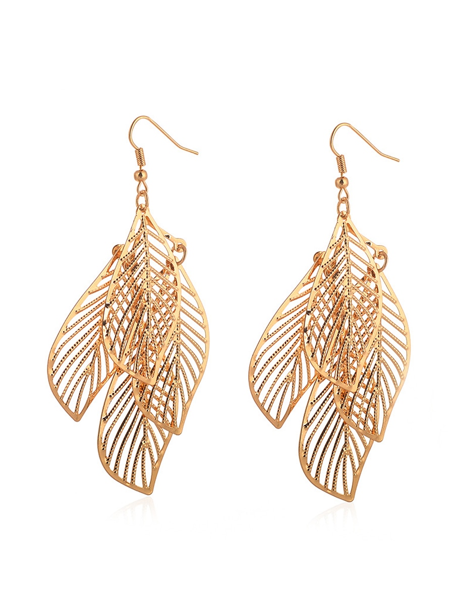 Women's Earrings Fashion Outdoor Leaf Earring 2025 - $7.49 –P4