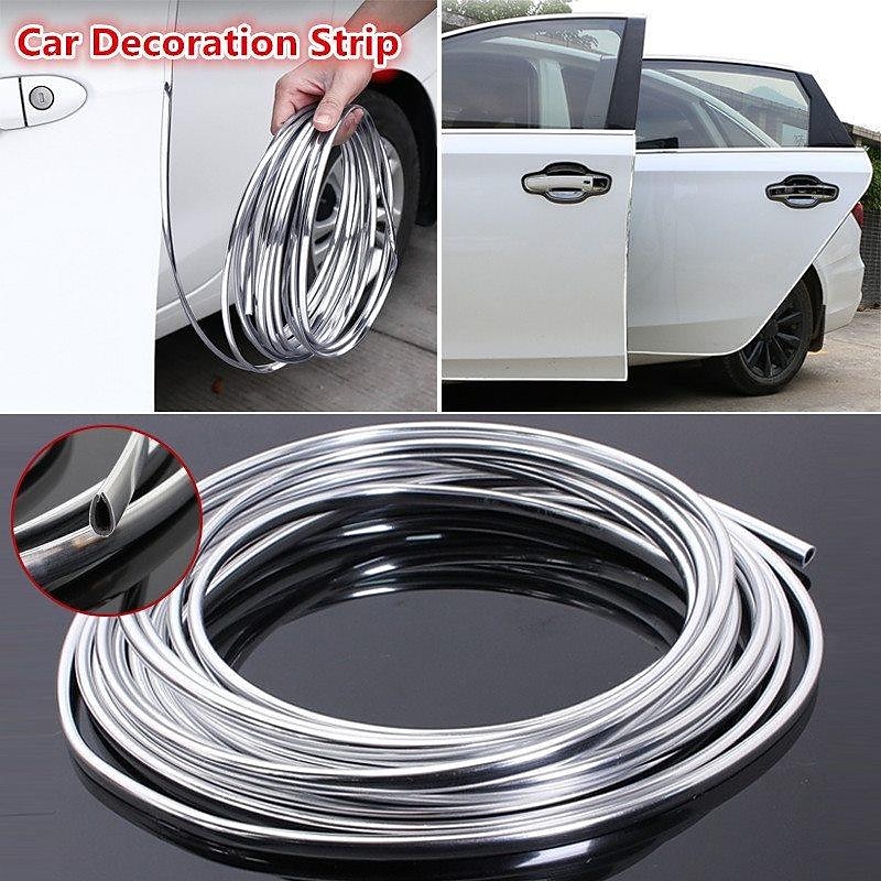 StarFire 5M Car Door Edge Scratch Protection Strip Bumper Anti-collision Strip DIY Silver PVC Molding Decorative Strip Auto Accessories 2026 - $11.99 –P2