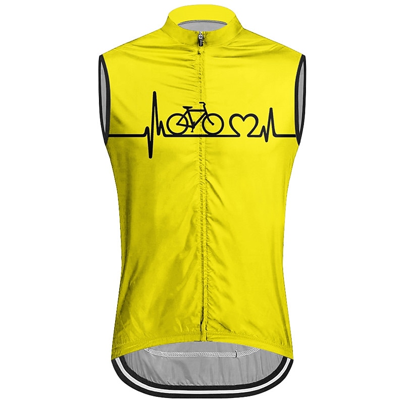 Homme Gilet de cyclisme Maillot de cyclisme Graphique Lettres & Chiffres Drôle Sans manches Cyclisme Gilet / Veste Maillot Top avec 3 poches arrière VTT Vélo tout terrain Cyclisme sur route Séchage de 2026 ? $26.99 –P7